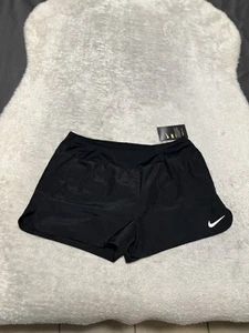 Nike Crew Shorts Black/Reflective LOGO CJ2400 010 INNER LINING Size Large NWT - Picture 1 of 9