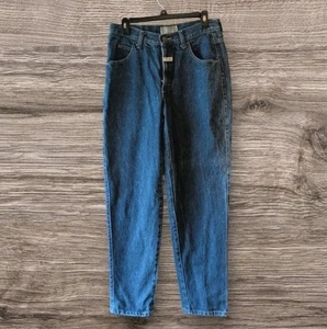 90s Marithe Francois Girbaud Mom Jeans Stone Wash High Rise Denim Sz 11/12 Vtg - Picture 1 of 17