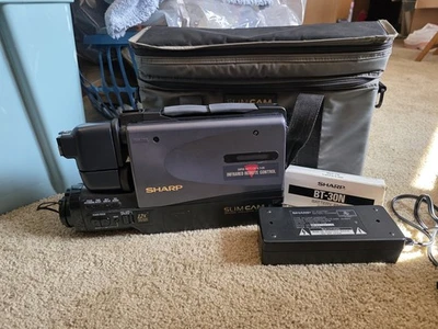 Sharp VL-L62U SlimCam VHS camcorder manufactured in October 1992. - Image 1 of 4