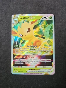 Leafeon VSTAR SWSH195 Sword & Shield Black Star Promo Holo Card NM Condition - Picture 1 of 2
