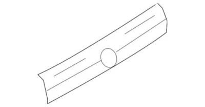 Genuine Ford Mercury 2010-2011 Mariner Liftgate Trim Molding AE6Z-7841018-APTM - Image 1 of 2