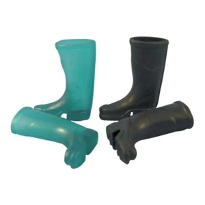 MINIATURE WELLINGTON BOOTS FOR FAIRY GARDENS - CHOICE OF 2 COLOURS - NEW - Picture 1 of 7