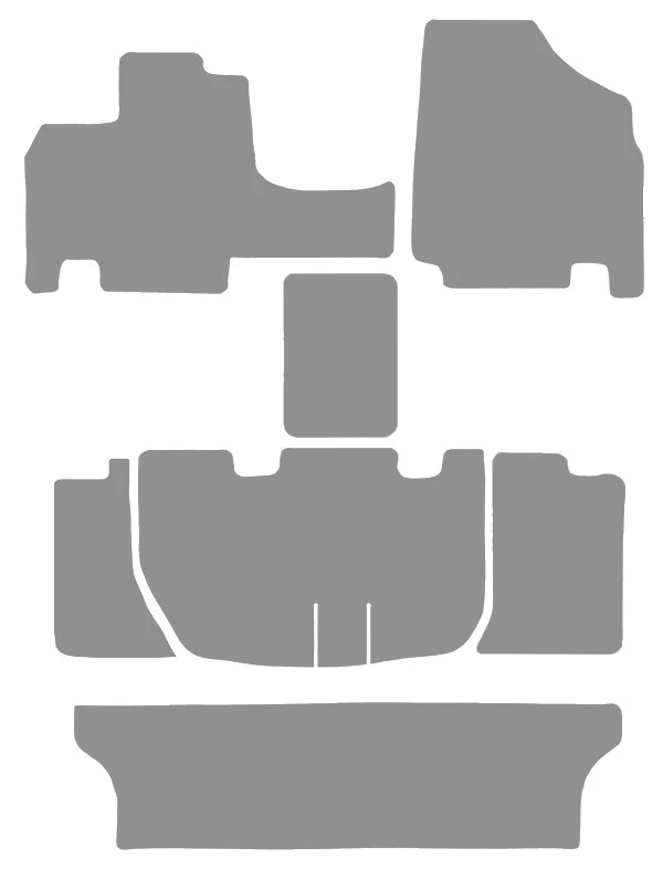 ALFOMBRA ALFOMBRILLAS HONDA ODYSSEY 2005-2010 AJUSTE PERSONALIZADO DE FÁBRICA 3 COLORES Foto 1 de 4