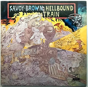 SAVOY BROWN "Hellbound Train" LP Original 1972 Parrot XPAS 71052 EX / EX - Picture 1 of 6