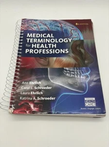 Medical Terminology for Health Professions- 8th Edition Spiral-bound Paperback - Foto 1 di 2