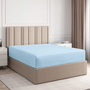 Full Fitted Sheet Single Deep Pocket Fits Mattress Perfectly  Soft Wrinkle Free - Picture 1 of 6