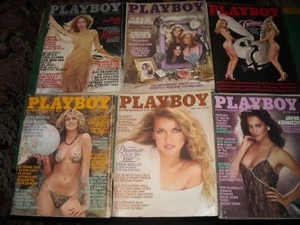 6 1981 Playboy pre owned centerfold and inserts - Picture 1 of 7