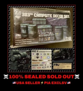 ACID RAIN FAV-AP09 303rd Campsite Decor Set gi joe 3.75" 1/18 Action Figure Lot - Picture 1 of 24