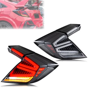LED Tail Lights for Honda Civic Hatchback Type-R 2016-2021 Rear Lamps Assembly - Picture 1 of 5
