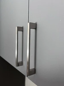 (10 Stück) Silverline Gebürstetes Satin Nickel Schrank Schublade Griff Ziehen 5" - Bild 1 von 3