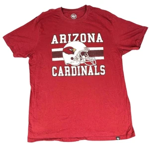 Arizona Cardinals NFL Pro Football Red T-Shirt Men's Large Cotton '47 Preowned - Picture 1 of 13