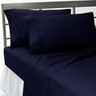 1000 TC SOFT 100%EGYPTIAN COTTON ALL BEDDING ITEMS NAVY BLUE SOLID ALL UK SIZE
