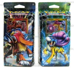 NEW Pokemon TCG Lost Thunder THEME DECKS Set of 2 Sun & Moon SM8 Entei/Raikou - Picture 1 of 2