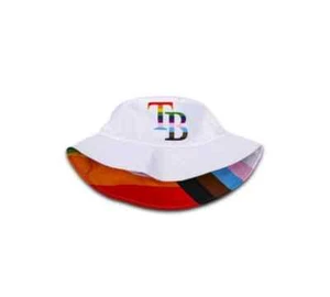 BRANDNEU Tampa Bay Rays wendbarer Fischerhut Pride SGA Gewinnspiel LGBTQ Gay Juni - Bild 1 von 4