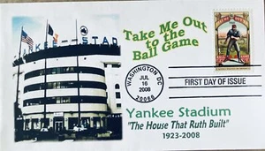 Yankee Stadium The House That Ruth Built 4341 Take Me Out to Ballgame Baseball - Picture 1 of 1