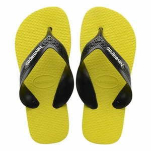 Neu ohne Karton Kinder Havianas Max Trend Flip Flops $ 20 US 13 Kind/1 Jugend gelb - Bild 1 von 1