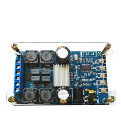 Bluetooth Digital Power Amplifier Board Stereo No POP Tone 50W*2DIY Audio Amplif - Image 1 of 4