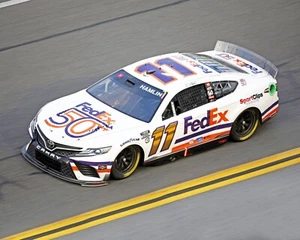 Denny Hamlin #11 FedEx 2023 NASCAR 8"X10" Glossy Photo Print 17SCTS - Picture 1 of 1