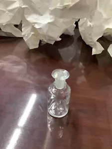 T.C.W.-Co 3oz Vintage graduated solution Science Lab 89ML bottle with Stopper - Picture 1 of 9