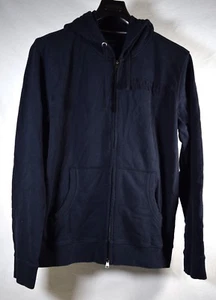 Sudadera con capucha Woolrich John Rich & Bros para hombre con logotipo cremallera frontal L nueva con etiquetas - Imagen 1 de 6