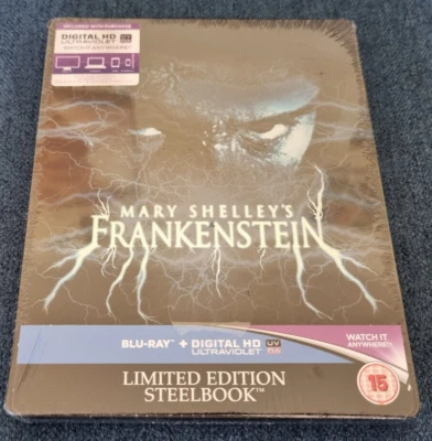 Blu Ray Steelbook Mary Shelley's Frankenstein Limited Ediiton New Sealed - Image 1 of 4