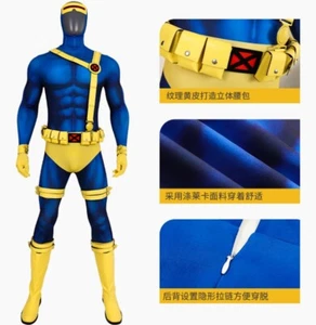 X-Men 97 Cyclops Scott Summers Outfits Jumpsuit Halloween Cosplay Costume  - Picture 1 of 16