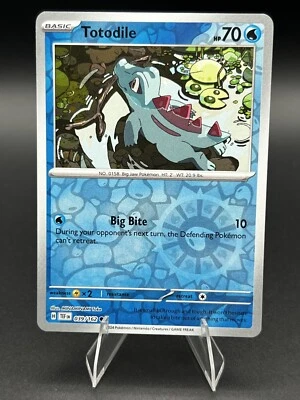 Totodile 039/162 Sv05: Temporal Forces Reverse Holo - Image 1 of 2