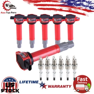 6x Ignition Coils + 6x Spark Plugs for Dodge Chrysler Sebring 300 V6 2.7L UF502 - Picture 1 of 18