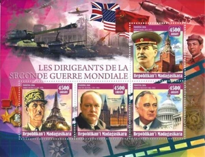 Bloque 2016 Segunda Guerra Mundial History Londres Paría Moscú Washington - Imagen 1 de 1