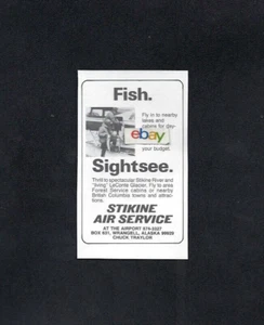 STIKINE AIR SERVICE WRANGELL ALASKA FISH & SIGHTSEE & FOREST SERVICE 1972 AD - Bild 1 von 1