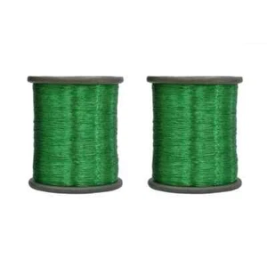 Metallic Zari Thread For Embroidery Sewing & Jewelry Making 0.1 MM Pack of 2 - Picture 1 of 77