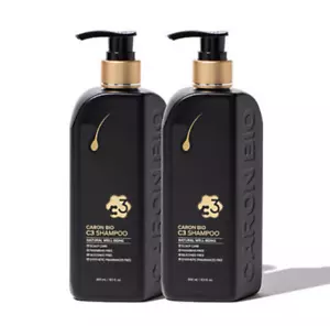 CARONBIO C3 Anti-hair Loss Shampoo 300ml x 2EA Scalp Deep Cleansing Moisturizer - Picture 1 of 6