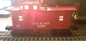 LIONEL 6-16568 (ATSF) Lighted Red Caboose C-8 - No Box - Picture 1 of 7
