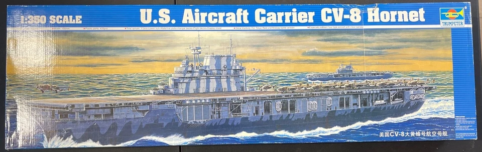 Trumpeter Models 5601 1/350 USS Hornet Cv8 Aircraft Carrier