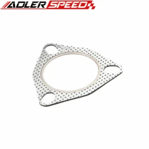 ADLERSPEED 2" Inch 3-Bolt HighTemp Gasket Manifold/ Header Down/Dump Pipe Flange - Picture 1 of 2