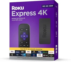 Roku Express 4K | Lettore multimediale in streaming HD/4K/HDR - Nero - Foto 1 di 5