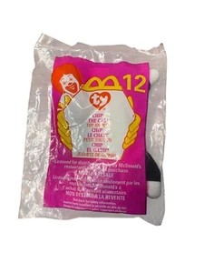 Chip The Cat Ty Mcdonalds Teenie Beanie Baby #12 1993 New Sealed NIP BoxAJ - Picture 1 of 3