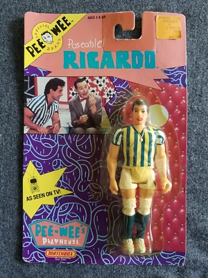 Figura Ricardo 1988 Matchbox Pee Wee Herman Pee Wee's Playhouse sellada de colección Foto 1 de 2
