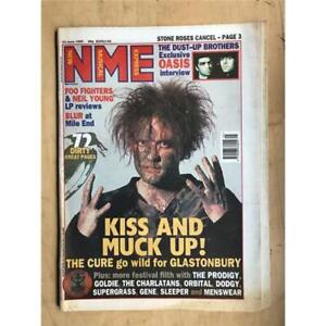 CURE NME MAGAZINE JUNE 24 1995 - ROBERT SMITH COVER WITH MORE INSIDE UK