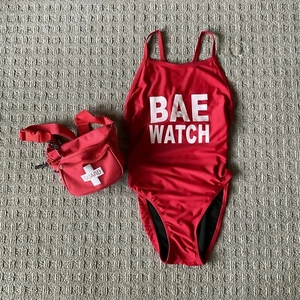 Kostüm BAE Watch Badeanzug und Gürteltasche. - Bild 1 von 3