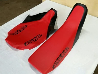FUNDA ASIENTO HONDA XR250R MODELO 1998 FUNDA ASIENTO ROJO Y NEGRO (H*-339) Foto 1 de 4