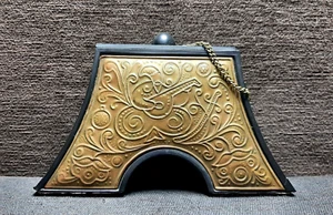 Vintage Soviet box "Cossack powder flask" USSR Cossack with bandura - Picture 1 of 17