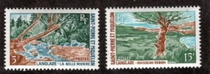 SPM - SAINT PIERRE & MIQUELON #383-384 MINT NH - Picture 1 of 1