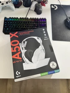Logitech Astro A50 X Wireless Gaming Headset - White - Picture 1 of 4