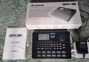 Alesis SR-16 24 Bit Drum Machine - Mint Condition - PSU, Original Manual & Box - Picture 1 of 7