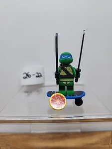 Leonardo On Skateboard Custom Minifigure Brand New - Picture 1 of 4