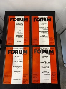 š„Vintage 1938 July, August, September, November Forum Magazinesš„ - Picture 1 of 10