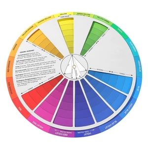 Strumento Teoria dei Colori Carta Ruota Viaggio • Tasca Artista per Disegno - Foto 1 di 12