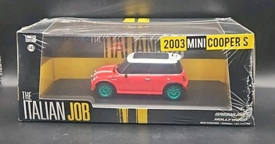 Greenlight Hollywood CHASE Italian Job 2003 Mini Cooper S 1:43 Sealed RARE -NIB- - Image 1 of 4