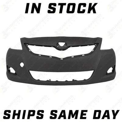 NEW Primered - Front Bumper Fascia Replacement for 2007-2012 Toyota Yaris Sedan - Imagem 1 de 4